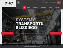 Tablet Screenshot of dhc.pl